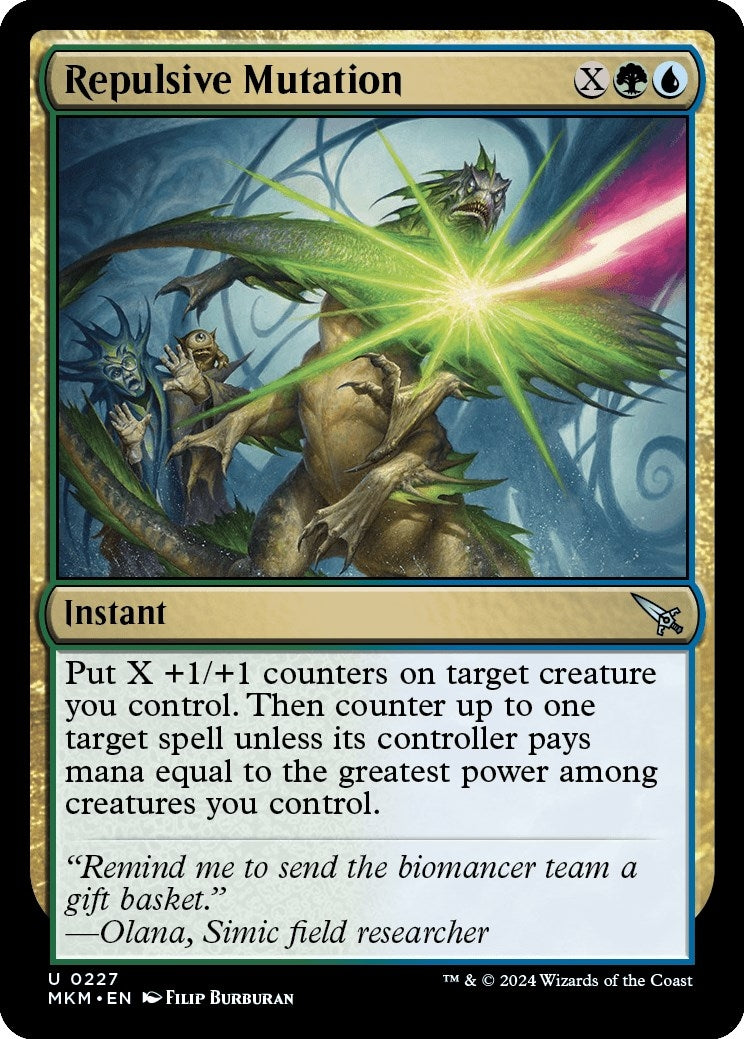 Image for Repulsive Mutation (Murders at Karlov Manor) (227) - Magic: The Gathering