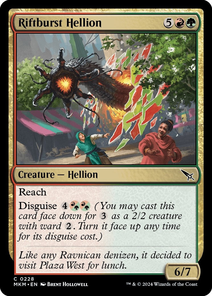 Image for Riftburst Hellion (Murders at Karlov Manor) (228) - Magic: The Gathering