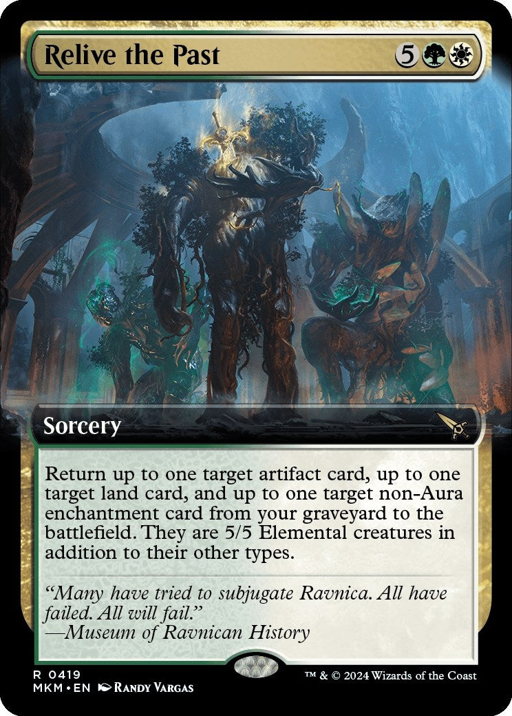 Image for Relive the Past (Extended Art) (Murders at Karlov Manor) (419) - Magic: The Gathering