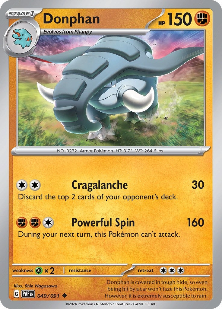 Image for Donphan (SV: Paldean Fates) (049/091) - Pokemon