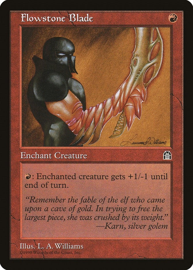 Image for Flowstone Blade (Stronghold) - Magic: The Gathering
