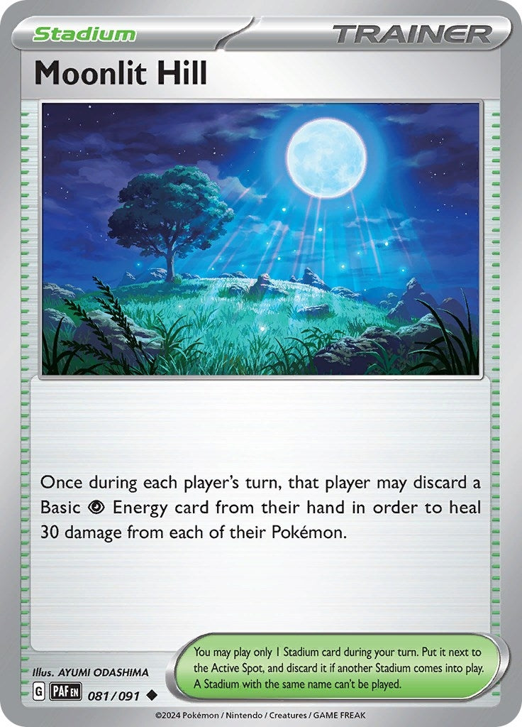 Image for Moonlit Hill (SV: Paldean Fates) (081/091) - Pokemon