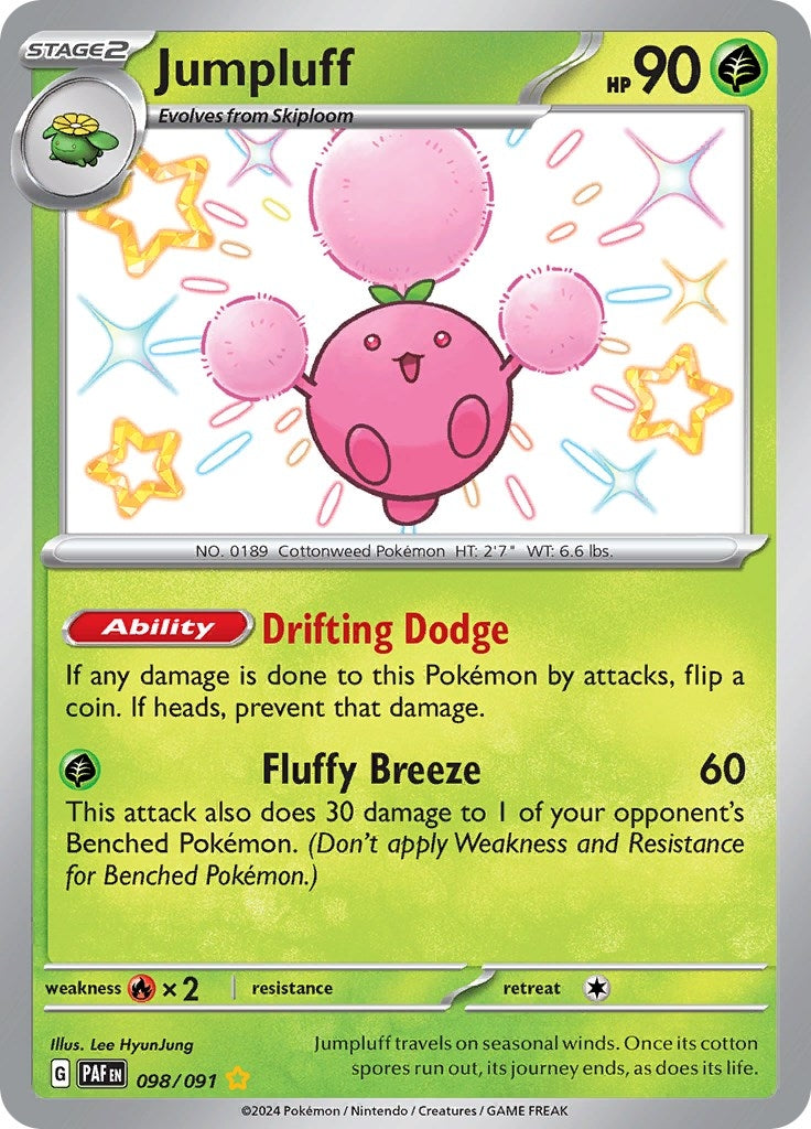 Image for Jumpluff (SV: Paldean Fates) (098/091) - Pokemon