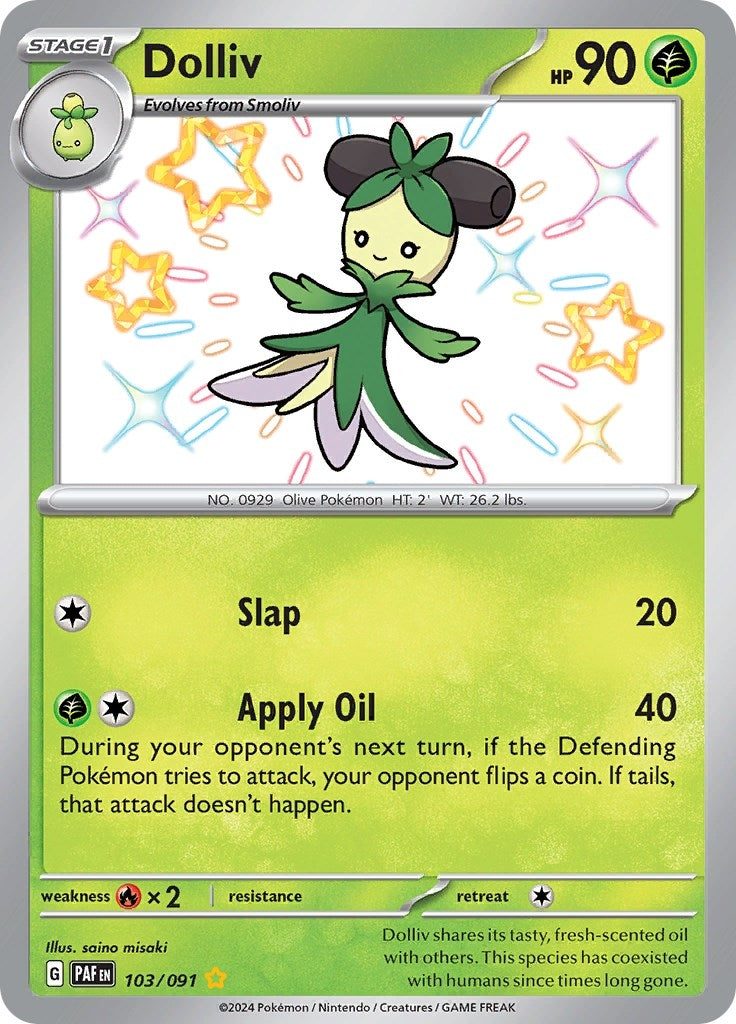 Image for Dolliv (SV: Paldean Fates) (103/091) - Pokemon