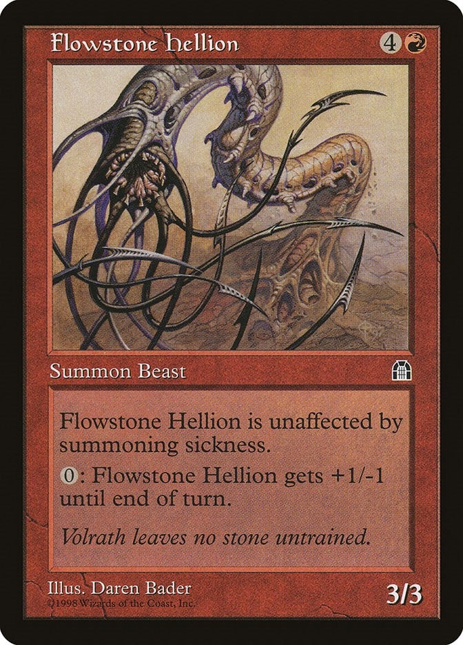 Image for Flowstone Hellion (Stronghold) - Magic: The Gathering