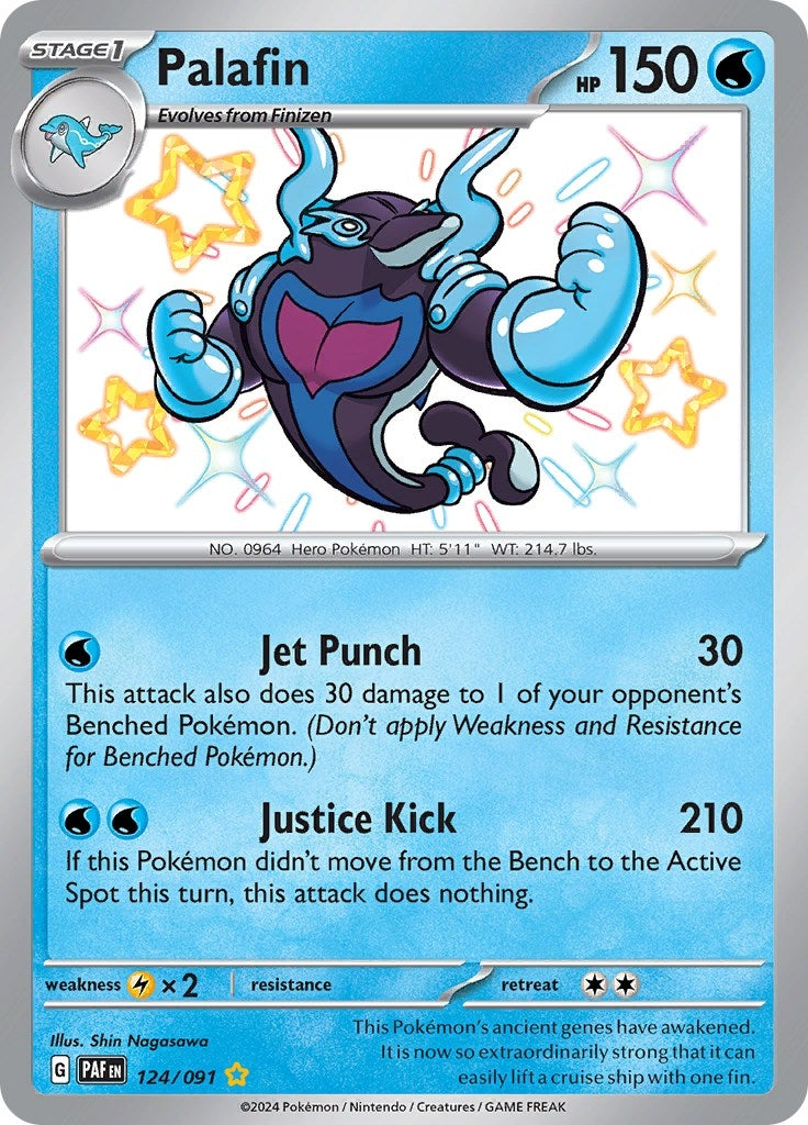 Image for Palafin (SV: Paldean Fates) (124/091) - Pokemon
