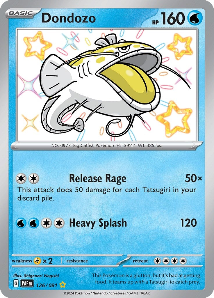 Image for Dondozo (SV: Paldean Fates) (126/091) - Pokemon