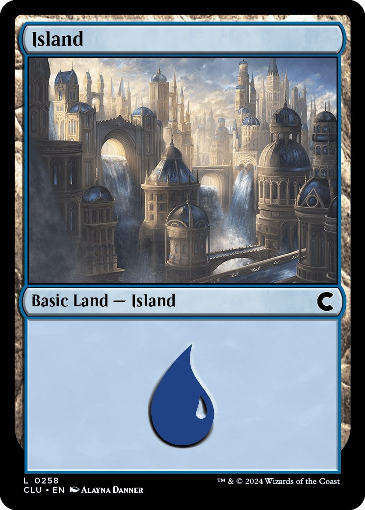 Image for Island (0258) (Ravnica: Clue Edition) (258) - Magic: The Gathering