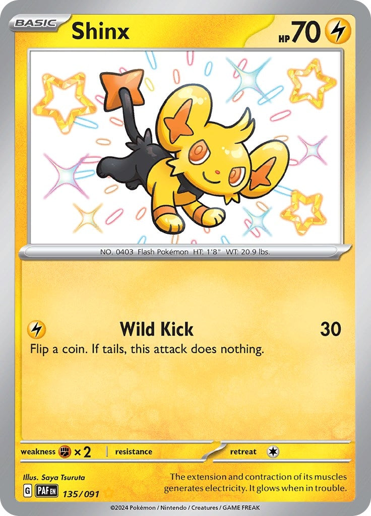 Image for Shinx (SV: Paldean Fates) (135/091) - Pokemon