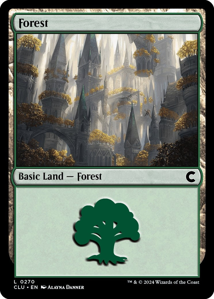 Image for Forest (0270) (Ravnica: Clue Edition) (270) - Magic: The Gathering