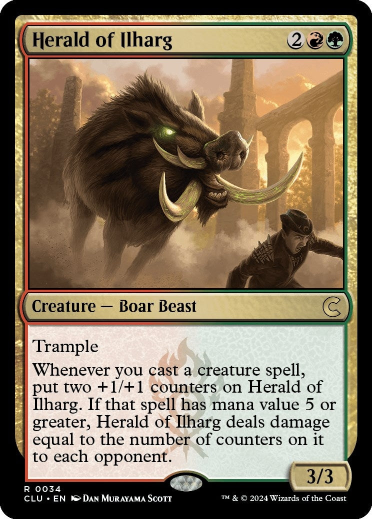 Image for Herald of Ilharg (Ravnica: Clue Edition) (34) - Magic: The Gathering