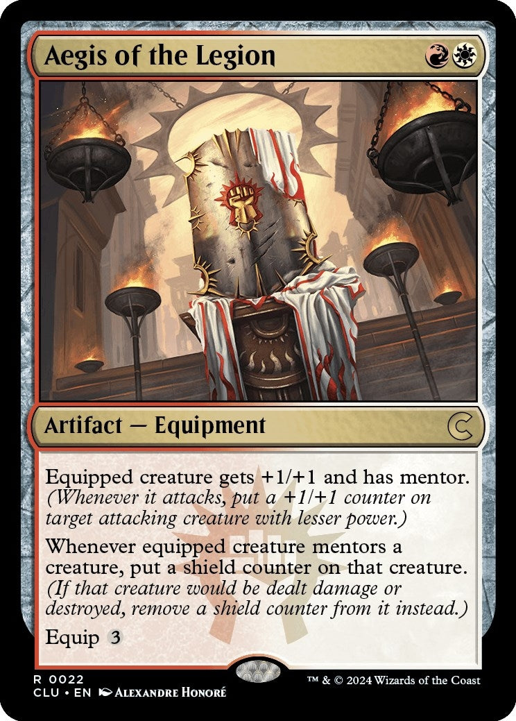 Image for Aegis of the Legion (Ravnica: Clue Edition) (22) - Magic: The Gathering