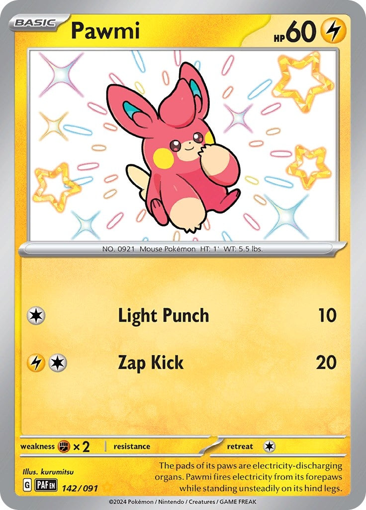 Image for Pawmi (SV: Paldean Fates) (142/091) - Pokemon