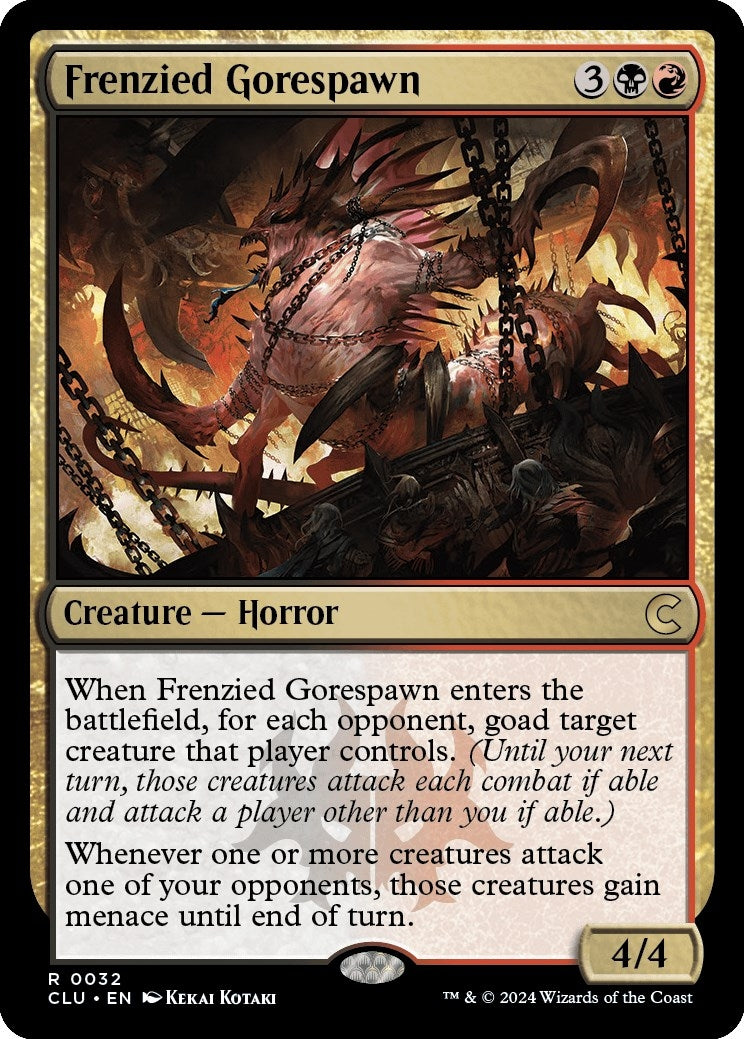 Image for Frenzied Gorespawn (Ravnica: Clue Edition) (32) - Magic: The Gathering