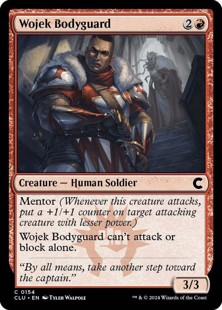 Image for Wojek Bodyguard (Ravnica: Clue Edition) (154) - Magic: The Gathering