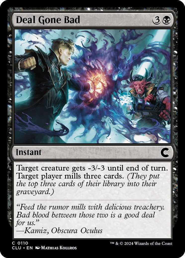 Image for Deal Gone Bad (Ravnica: Clue Edition) (110) - Magic: The Gathering