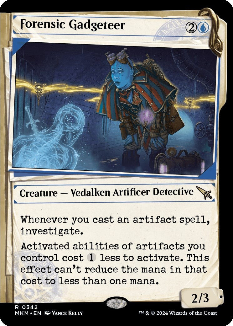Image for Forensic Gadgeteer (Showcase) (Murders at Karlov Manor) (342) - Magic: The Gathering