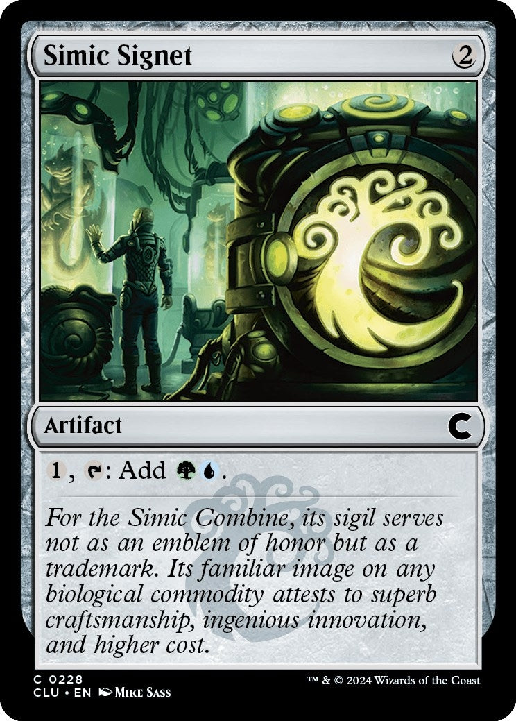 Image for Simic Signet (Ravnica: Clue Edition) (228) - Magic: The Gathering