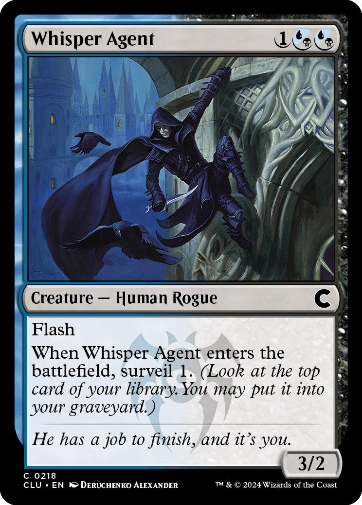 Image for Whisper Agent (Ravnica: Clue Edition) (218) - Magic: The Gathering