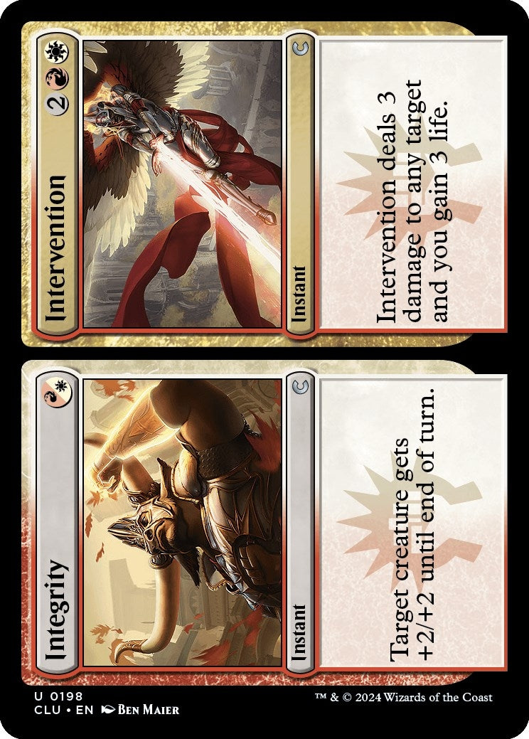 Image for Integrity // Intervention (Ravnica: Clue Edition) (198) - Magic: The Gathering