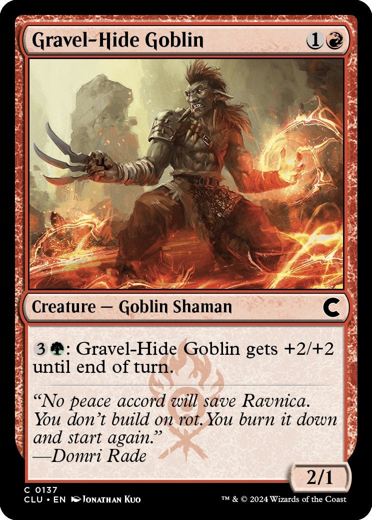 Image for Gravel-Hide Goblin (Ravnica: Clue Edition) (137) - Magic: The Gathering