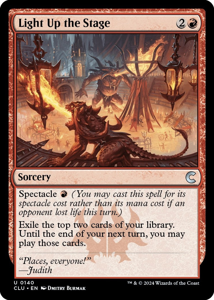 Image for Light Up the Stage (Ravnica: Clue Edition) (140) - Magic: The Gathering