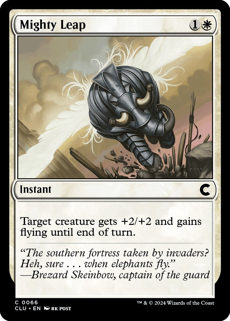 Image for Mighty Leap (Ravnica: Clue Edition) (66) - Magic: The Gathering