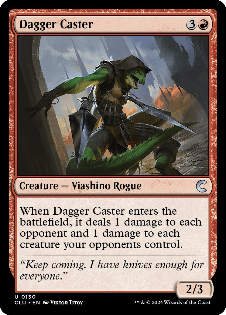 Image for Dagger Caster (Ravnica: Clue Edition) (130) - Magic: The Gathering