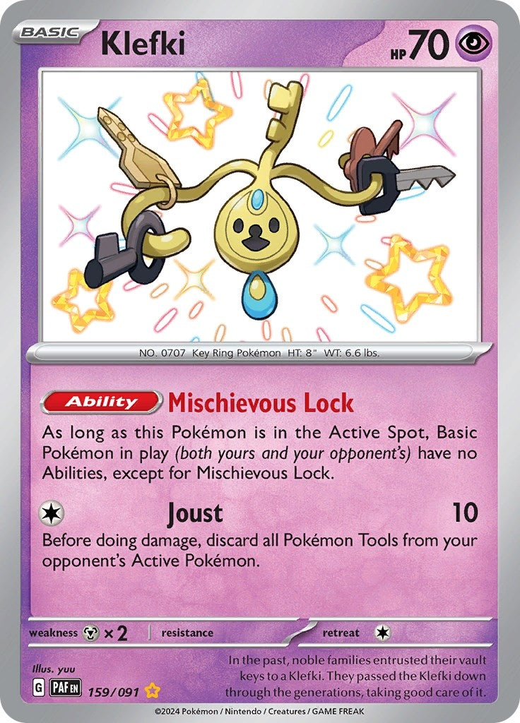 Image for Klefki (SV: Paldean Fates) (159/091) - Pokemon