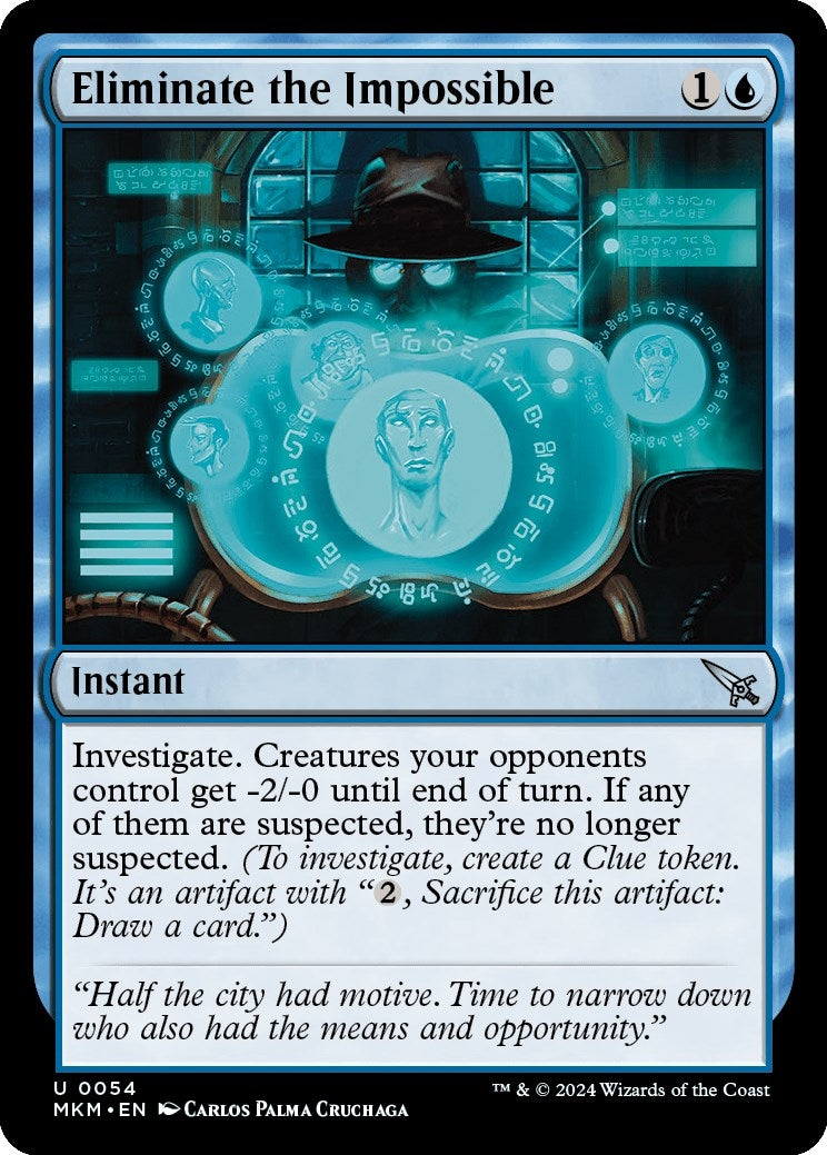 Image for Eliminate the Impossible (Murders at Karlov Manor) (54) - Magic: The Gathering