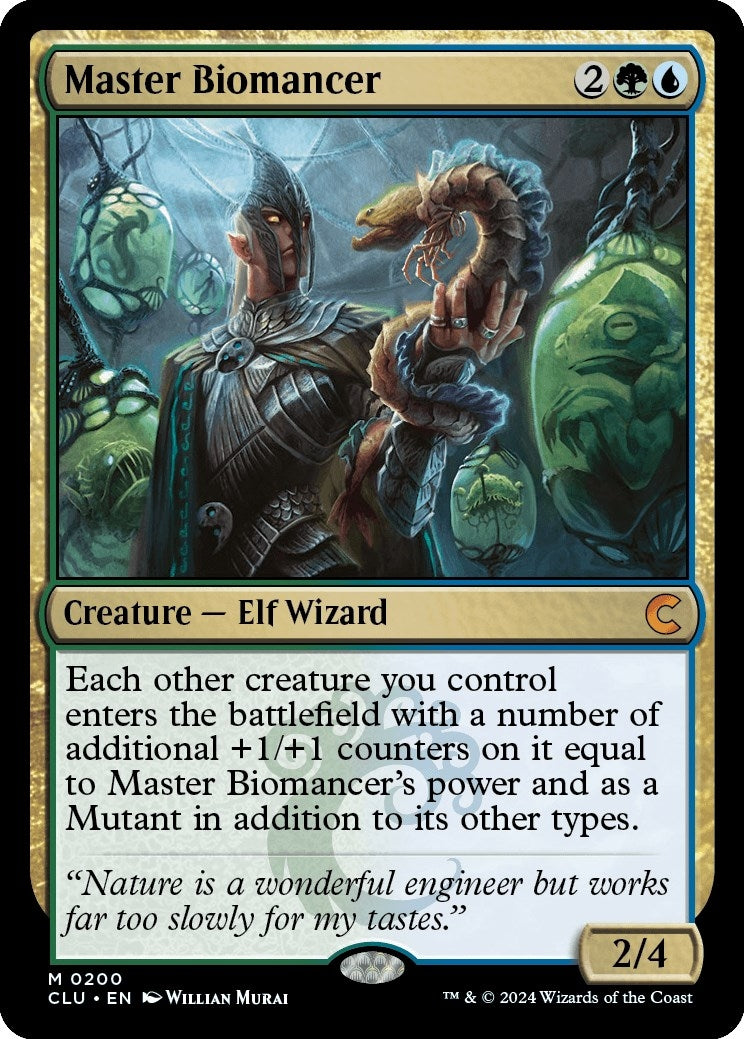 Image for Master Biomancer (Ravnica: Clue Edition) (200) - Magic: The Gathering
