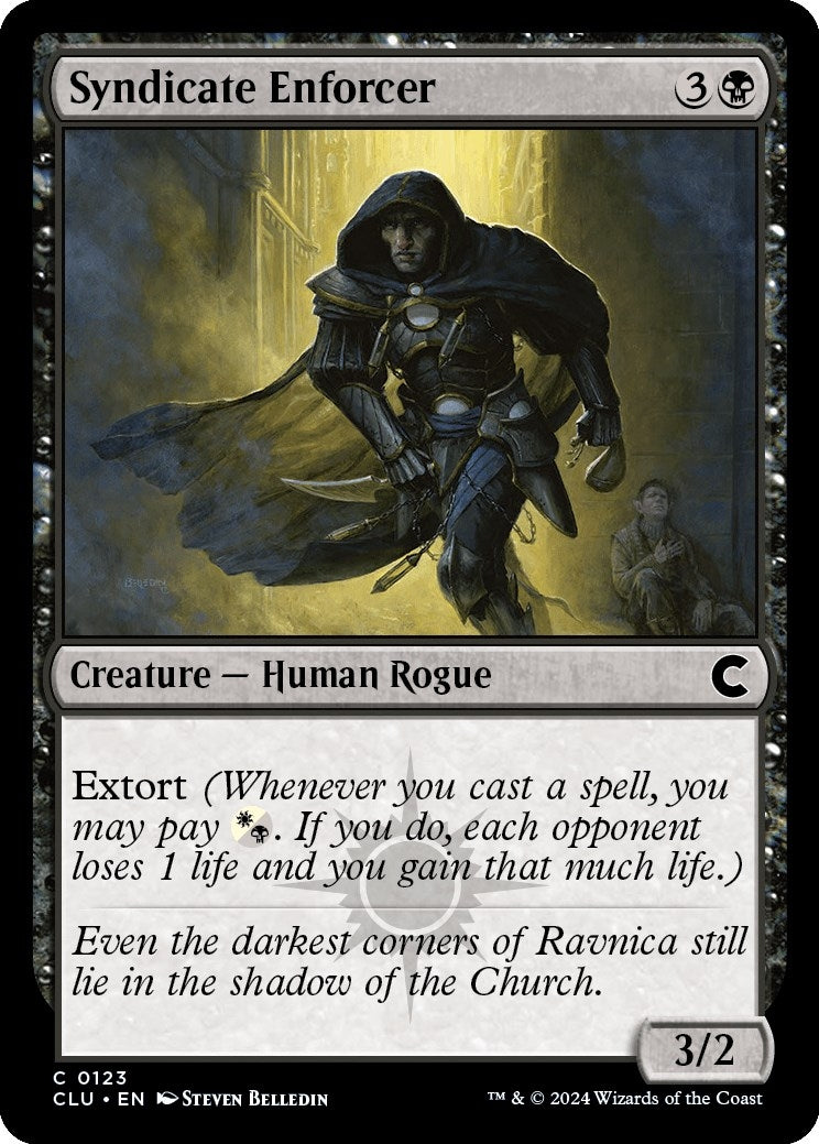 Image for Syndicate Enforcer (Ravnica: Clue Edition) (123) - Magic: The Gathering