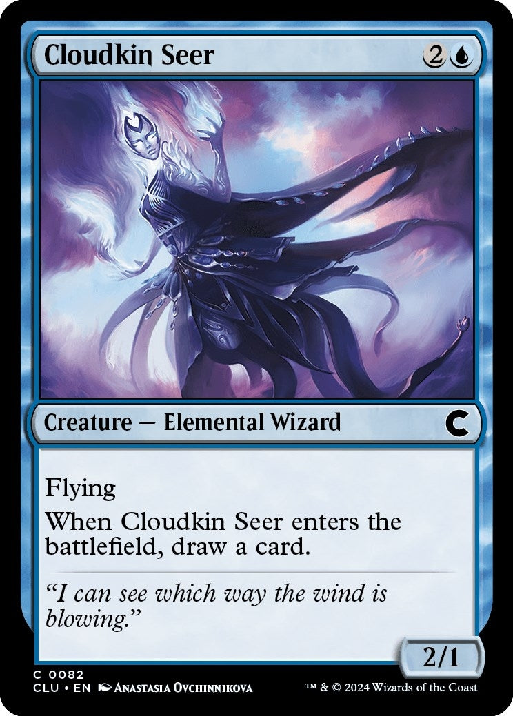 Image for Cloudkin Seer (Ravnica: Clue Edition) (82) - Magic: The Gathering