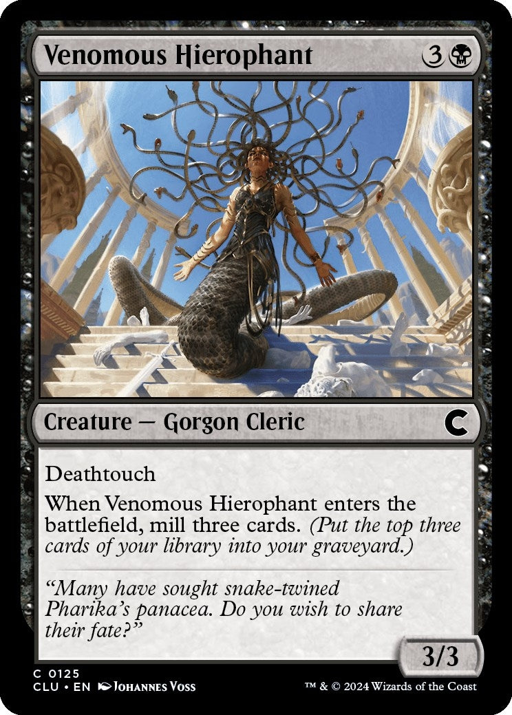 Image for Venomous Hierophant (Ravnica: Clue Edition) (125) - Magic: The Gathering