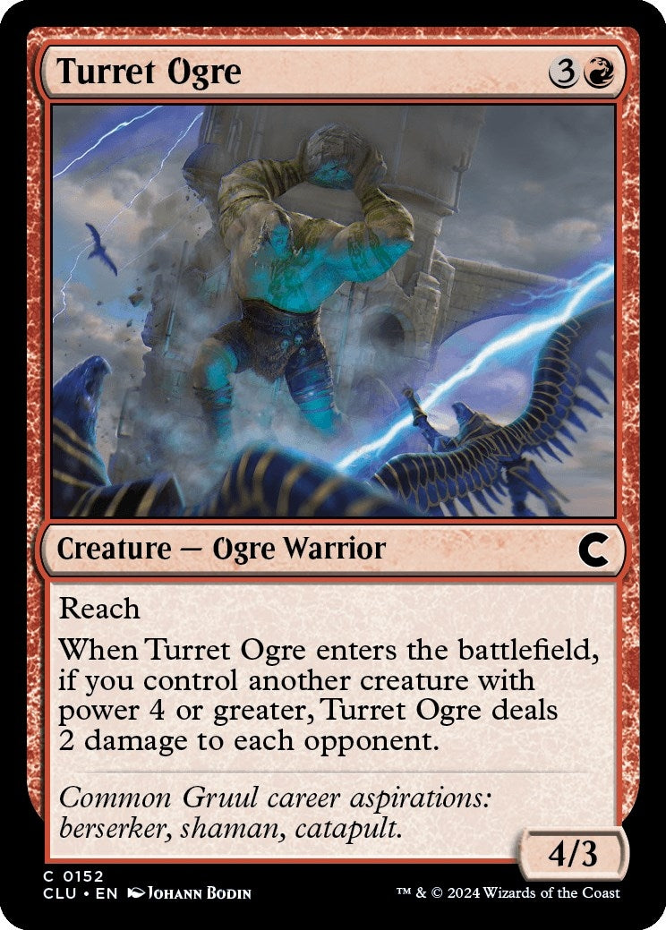 Image for Turret Ogre (Ravnica: Clue Edition) (152) - Magic: The Gathering