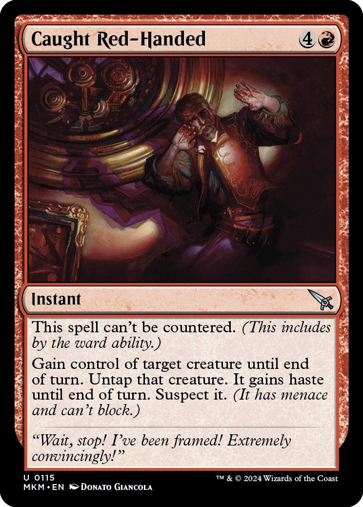 Image for Caught Red-Handed (Murders at Karlov Manor) (115) - Magic: The Gathering