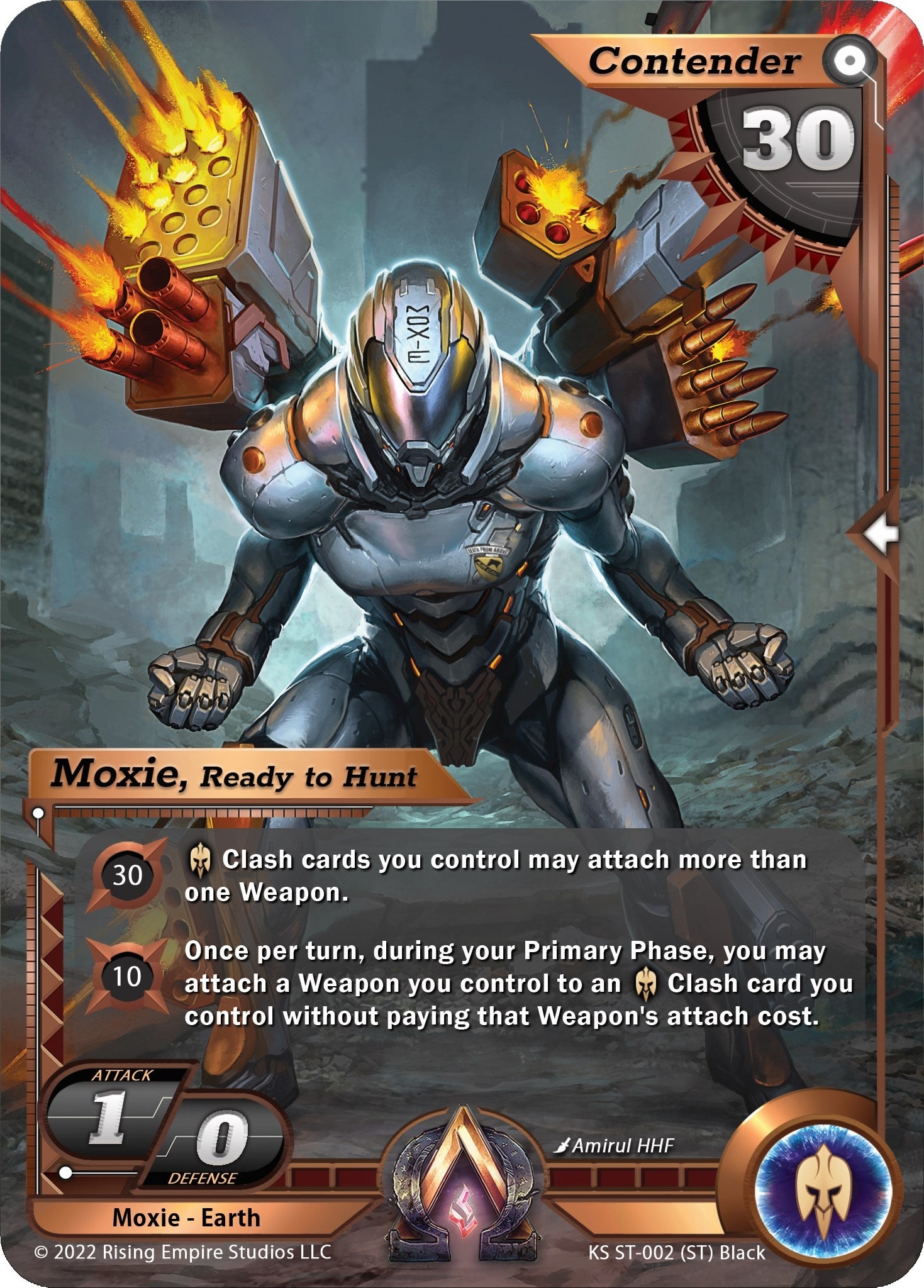 Image for Moxie, Ready to Hunt (The Awakening (Kickstarter)) (KS ST-002) - Alpha Clash