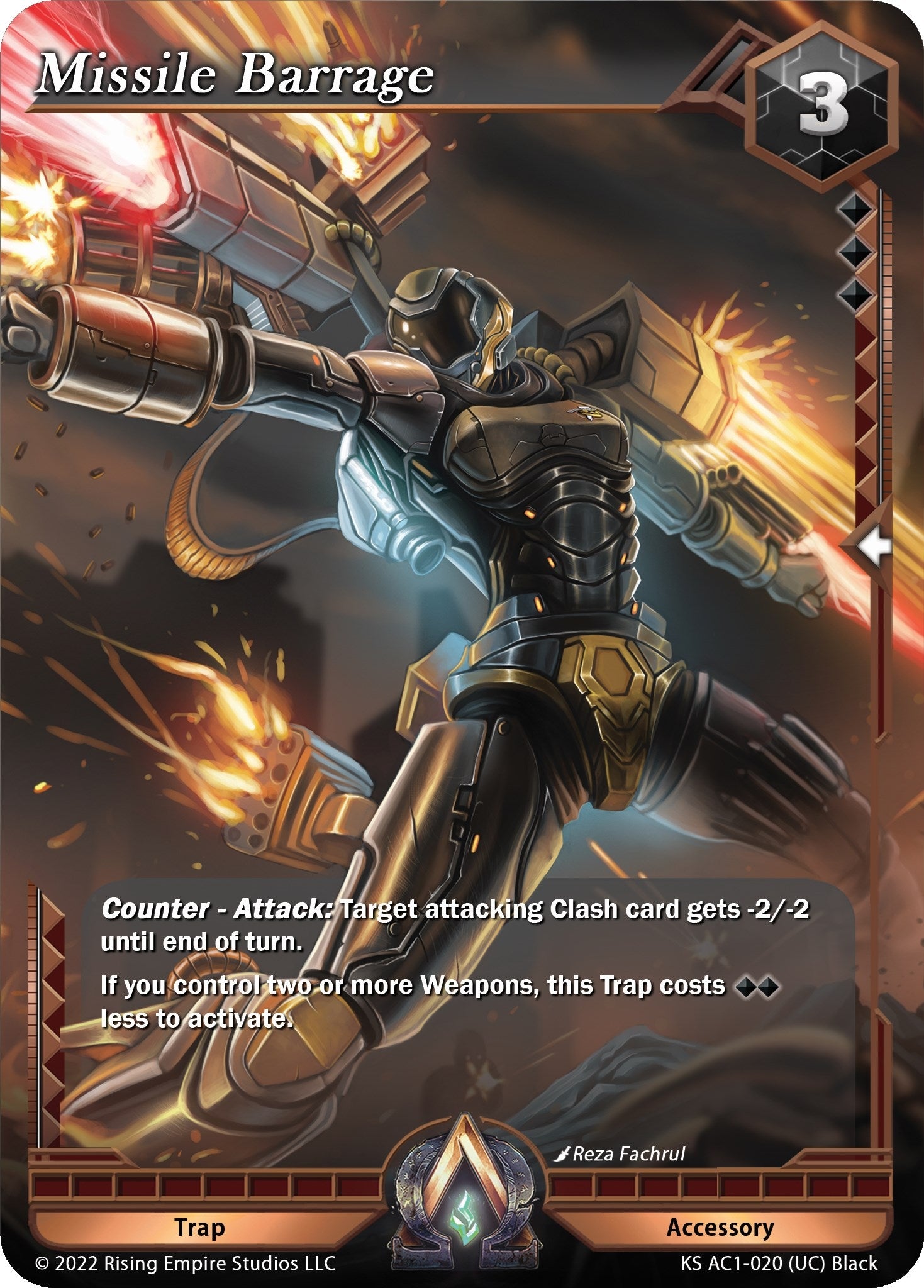 Image for Missile Barrage (The Awakening (Kickstarter)) (KS AC1-020) - Alpha Clash