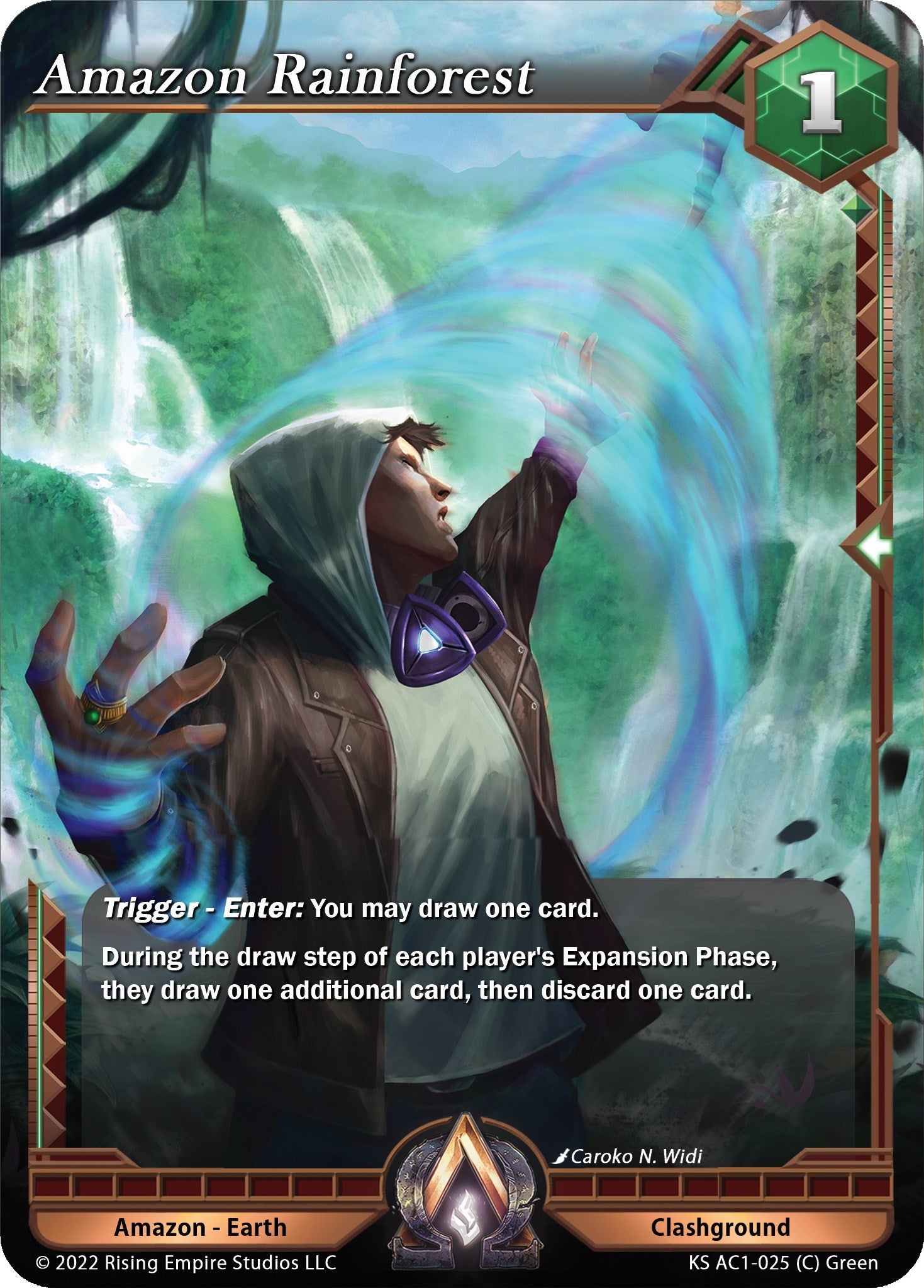 Image for Amazon Rainforest (The Awakening (Kickstarter)) (KS AC1-025) - Alpha Clash