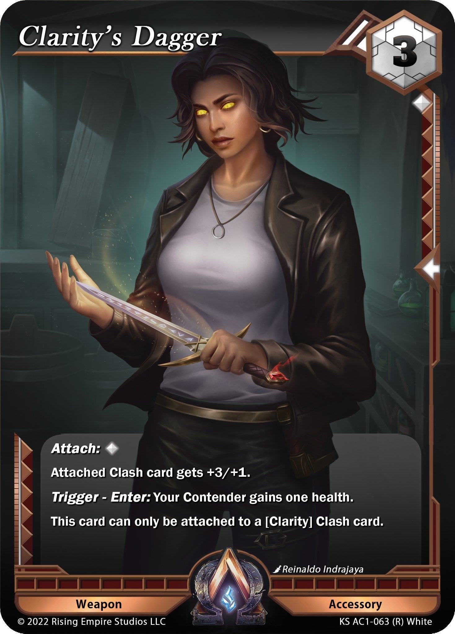 Image for Clarity's Dagger (The Awakening (Kickstarter)) (KS AC1-063) - Alpha Clash