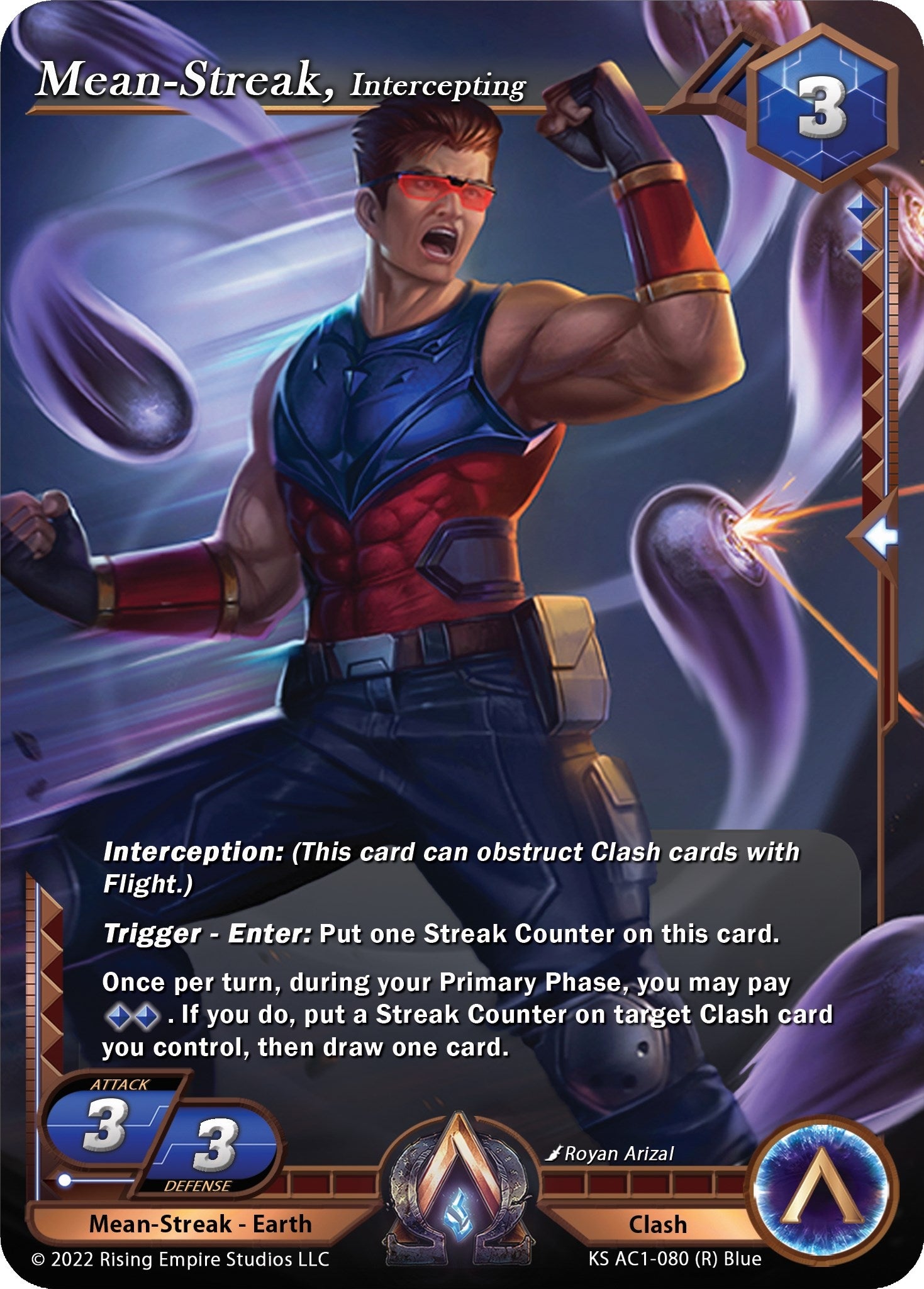 Image for Mean-Streak, Intercepting (The Awakening (Kickstarter)) (KS AC1-080) - Alpha Clash