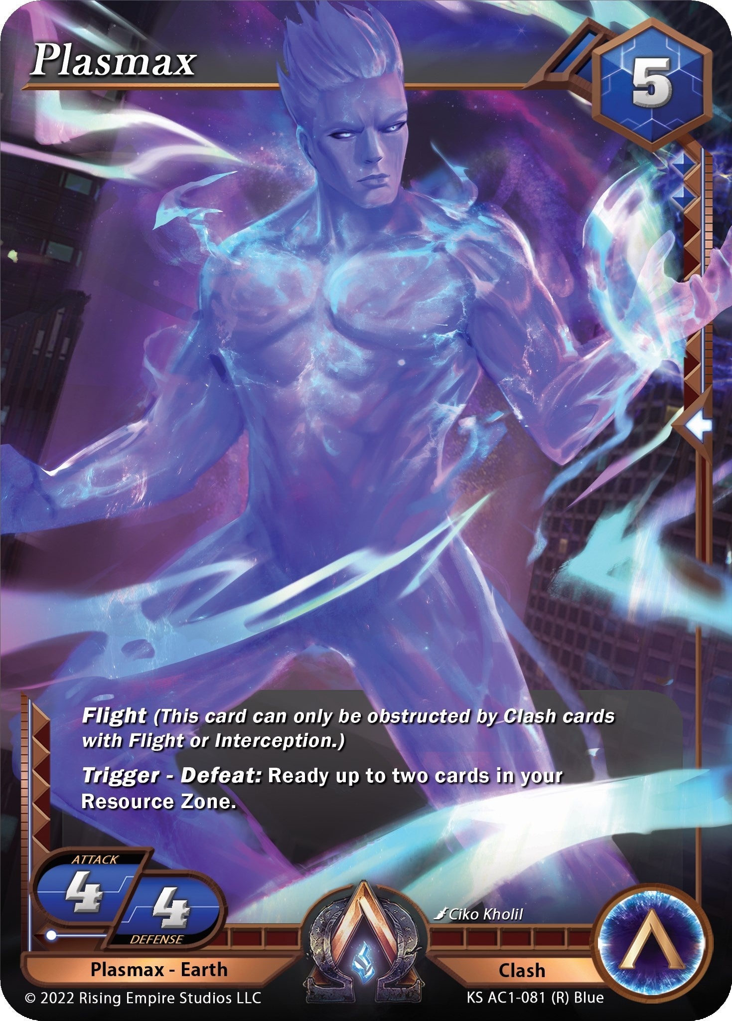 Image for Plasmax (The Awakening (Kickstarter)) (KS AC1-081) - Alpha Clash