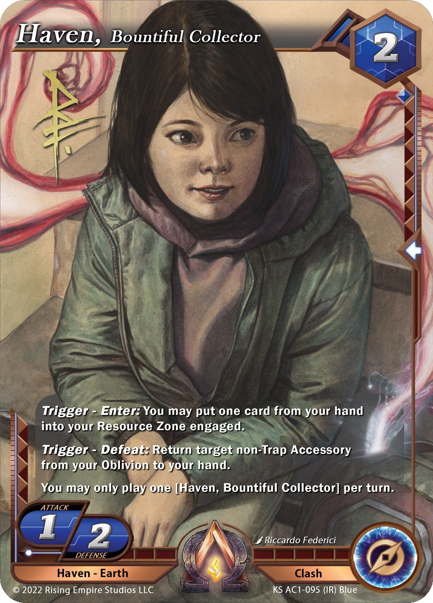 Image for Haven, Bountiful Collector (Iconic Rare) (The Awakening (Kickstarter)) (KS AC1-095) - Alpha Clash