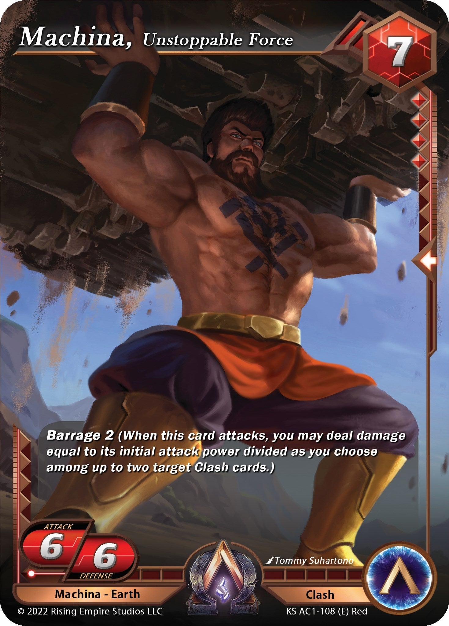 Image for Machina, Unstoppable Force (The Awakening (Kickstarter)) (KS AC1-108) - Alpha Clash