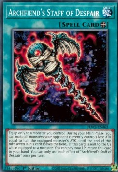 Archfiend's Staff of Despair - Blazing Vortex (Common) [BLVO-063]