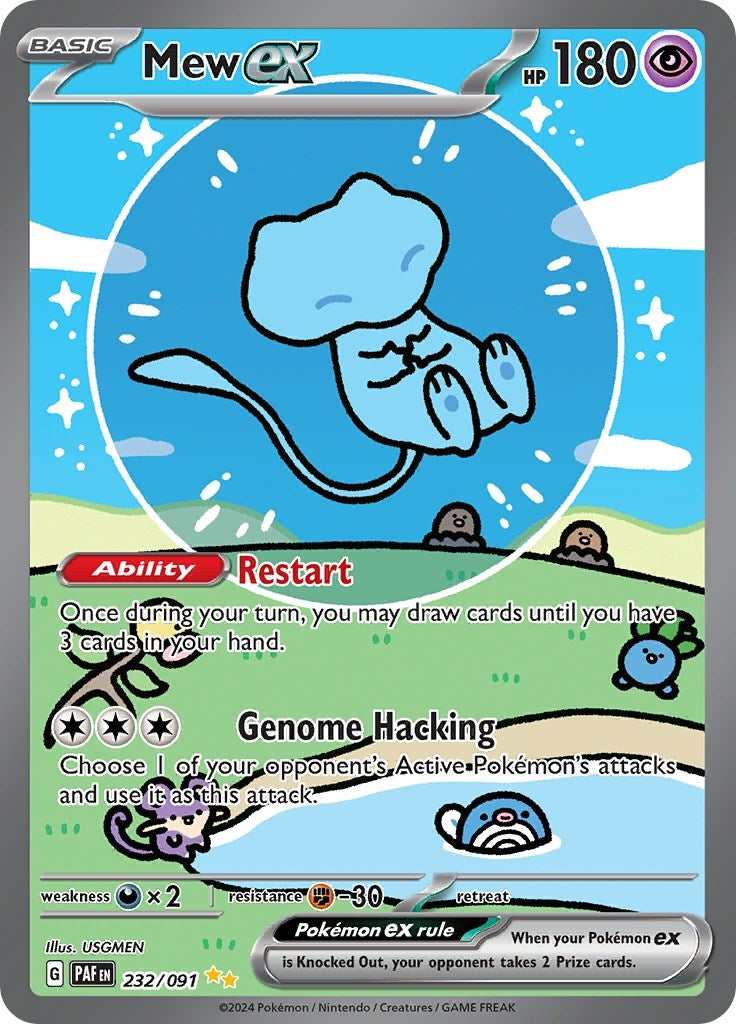 Image for Mew ex (SV: Paldean Fates) (232/091) - Pokemon