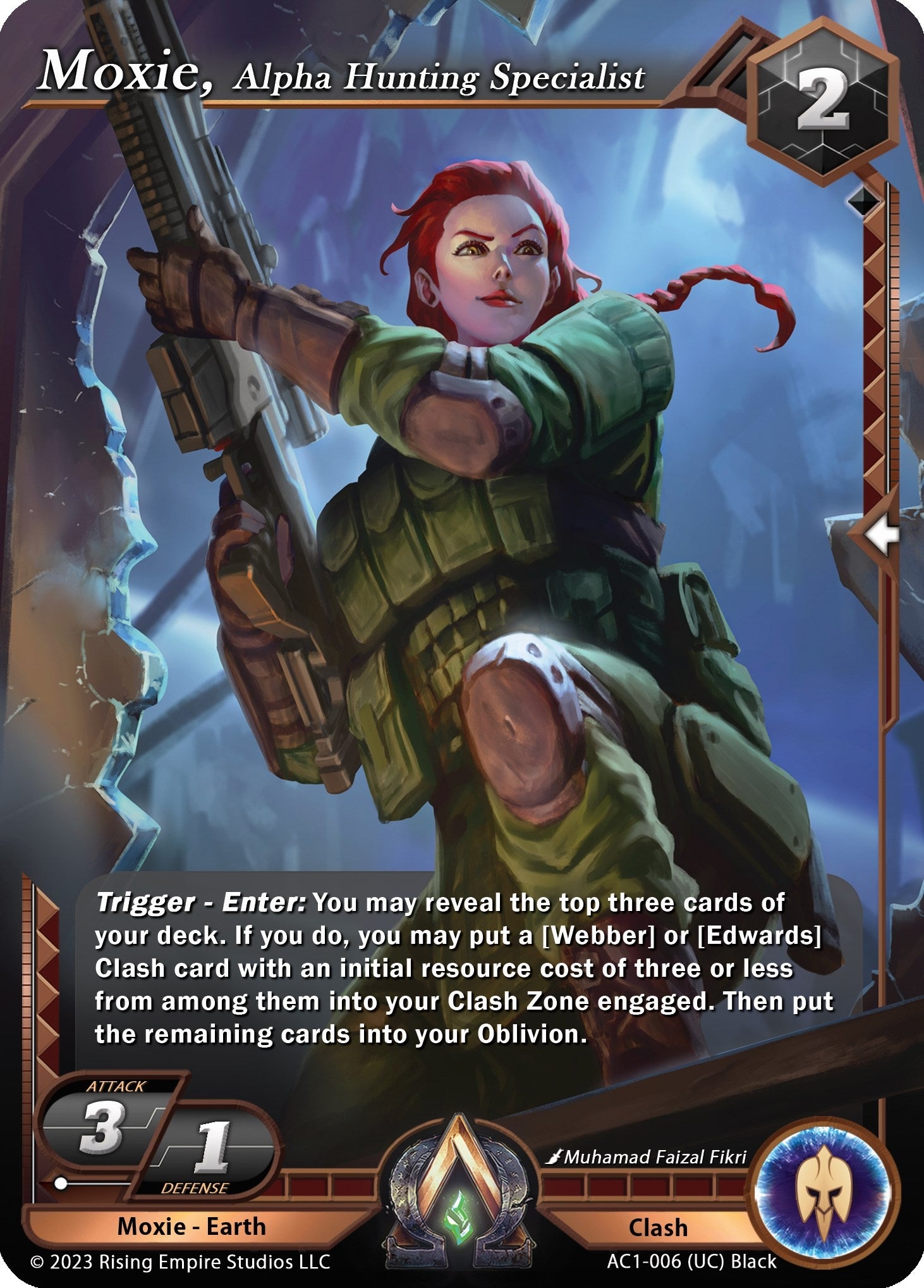 Image for Moxie, Alpha Hunting Specialist (The Awakening) (AC1-006) - Alpha Clash