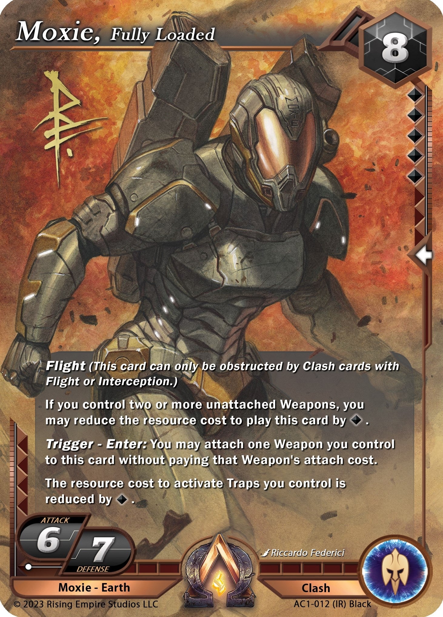 Image for Moxie, Fully Loaded (Iconic Rare) (The Awakening) (AC1-012) - Alpha Clash