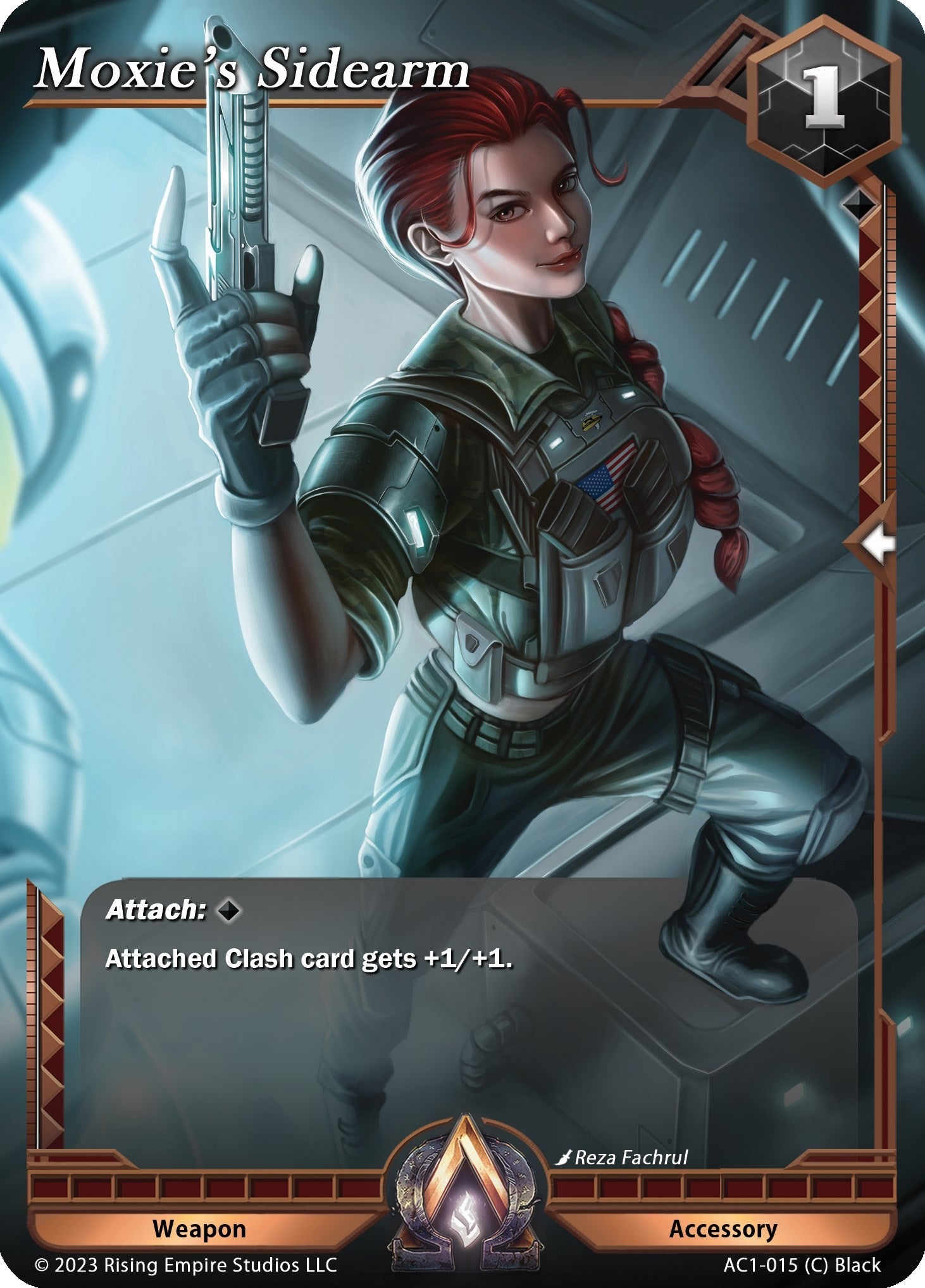 Image for Moxie's Sidearm (The Awakening) (AC1-015) - Alpha Clash
