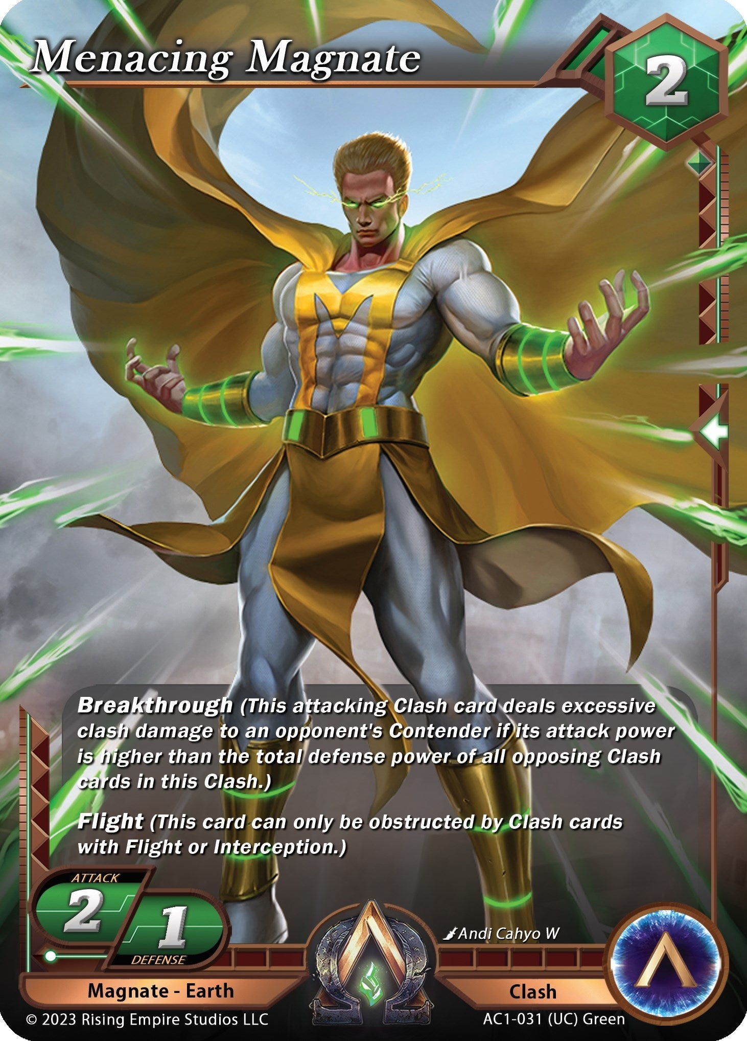Image for Menacing Magnate (The Awakening) (AC1-031) - Alpha Clash